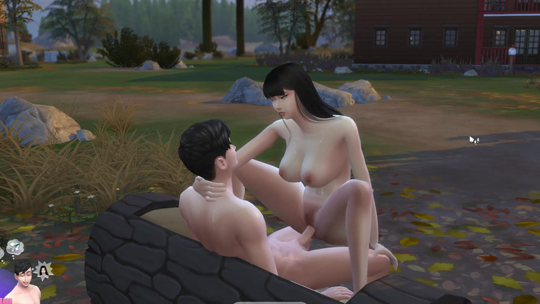 Nyibukai: Šukání v lese s krásnou dívkou