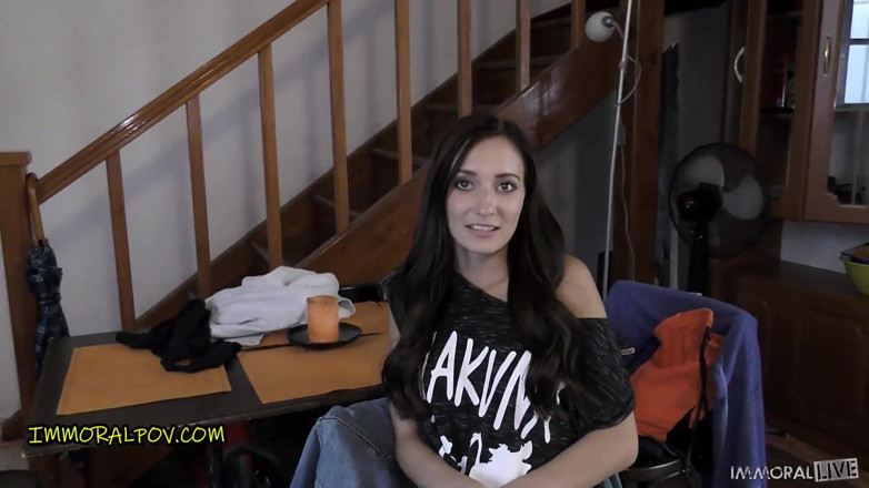 Immoral POV: Bashful but horny Heather cannot get enough dinosaur cock in...