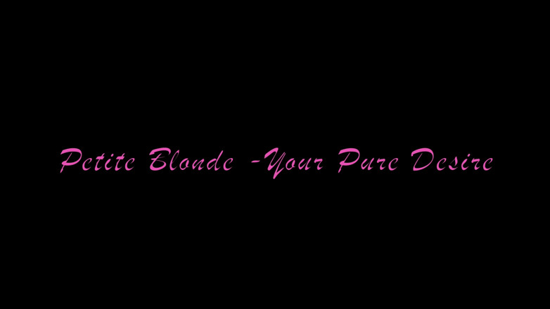Petite blond your pure desire: After Swimming in the Lake, It's Time for the Best...