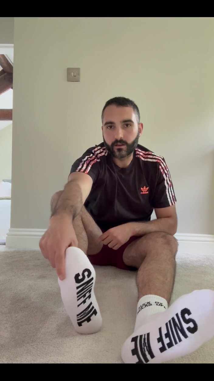 Growing teddy: Sniff My Socks You Fucking Dirty Pig!