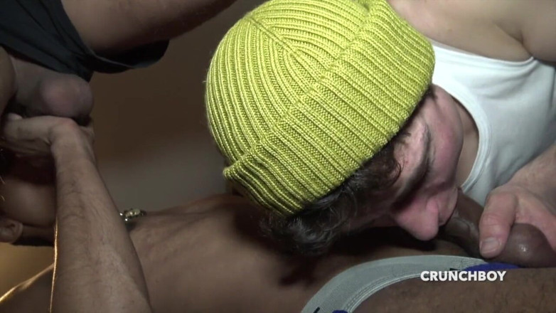 Shemale videos: FTM pussyboy fucked barebakc by French twinks