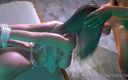 The Scenes: Порно 3D азиатскую грудастую тинку трахают в бондаже