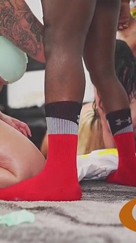 Semaj Media Twister Turns in a Interracial 5some Orgy!!!