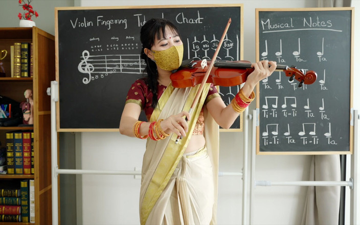 Mya Mya: Violinenlehrerin von ihrem schüler gefickt