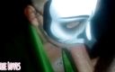 Bree loves: Masked wife blows his load