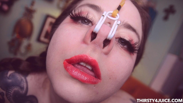Freshie juice: Permainan fetish hidung kasar Xtreme