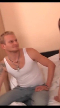 Bored butch with big boobs