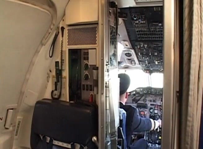 Analiscius: Stunning brunette gets ass fucked by airplane pilot