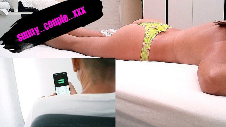 sunny_couple_xxx: Ik testte ons nieuwe seksspeeltje met afstandsbediening en liet haar...