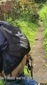 French Pegging - Exhibition and Steamy Drop at the Woods