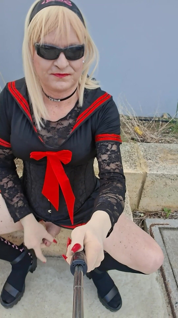 Sissymandy24: Sissymandy Red Sailor Dress