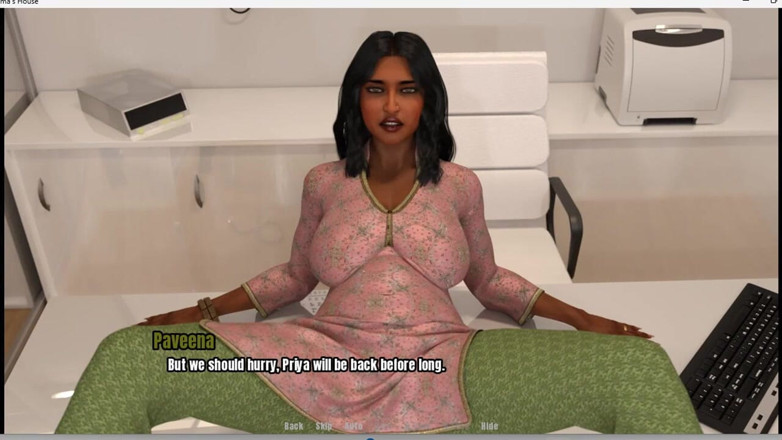 XXX Games Bunk: Grandma's House - Desi Pregnant Wife Sex with Milking Boobs