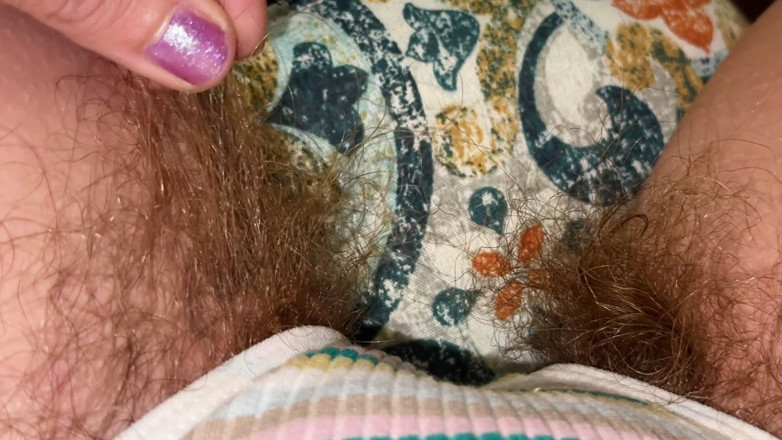 Cuteblonde666: Super Thick and Long Plussy Hair Bush Closeup