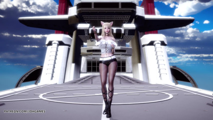 3D-Hentai Games: Striptis seksi helikopter Ahri Akali Kaisa Seraphine dalam liga legenda...