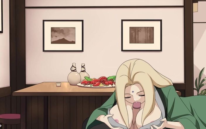 LoveSkySan69: Naruto - Entraîneur De Kunoichi - Partie 21 - Tsunade suce une bite avec...