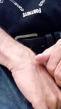 Soft cock in secret garden cum flowing