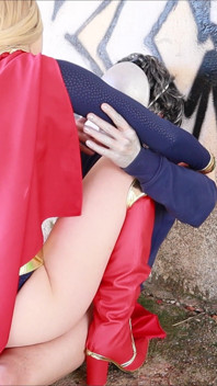 Hunts and Tricks Supergirl Into Having Rough Sex with Her