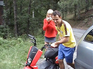 Hot Euro Girls: European teen picked up and fucked on the side of...