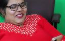 Intimate Emotions: Mumbai Naughty Girl Fingering in Red Dress and Glasses Clear...