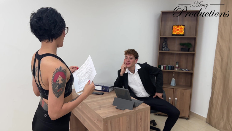 Army Productions: Fucking My Sexy Tattooed Secretary Whore
