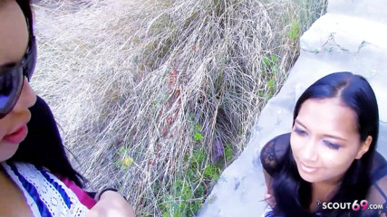 Full porn collection: Sexy teen Oldia Paris gets her ass fucked outdoors while...