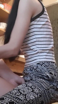 Behind Our Stepmother's Back We Riskily Mutual Masturbates and Cums with Our Clothes on