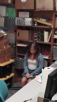 Cutie Chick Caught Stealing and Gets Fucked