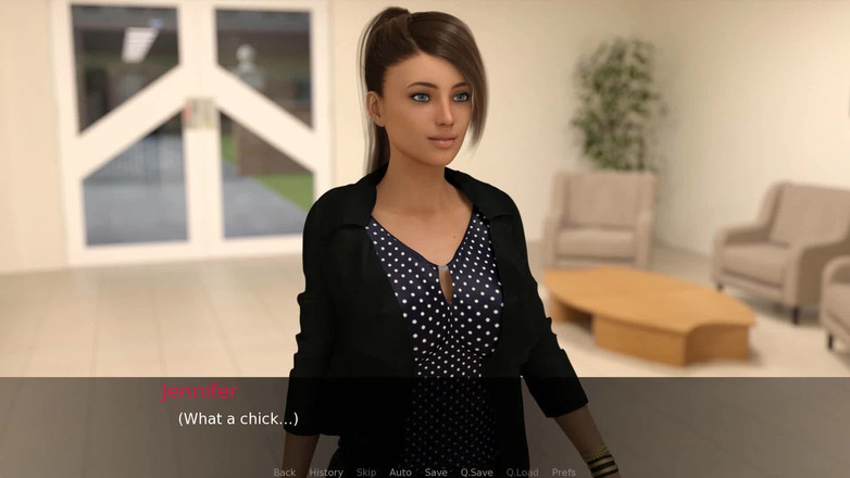 Dirty GamesXxX: Jennifer 내부: 사무실에서 자지를 빨아주는 딘을 17화