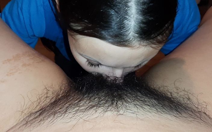 Lesbian-illusion: I Tongue My Girlfriend's Hairy Pussy to Orgasm - Lesbian-illusion