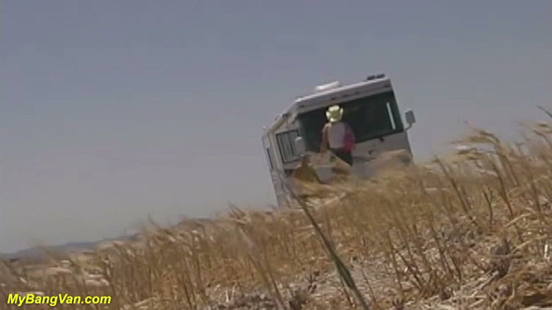 My Bang Van: Cowgirl picked up for rough bang van party