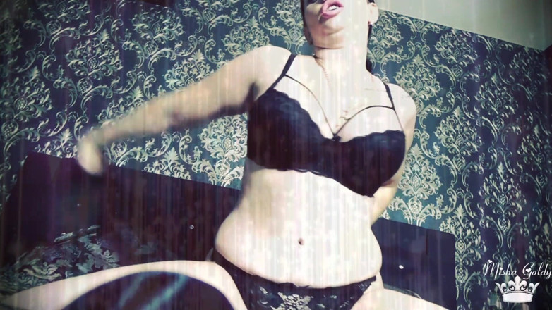 Goddess Misha Goldy: Mesmerizing body tease &amp; joi with cum countdown