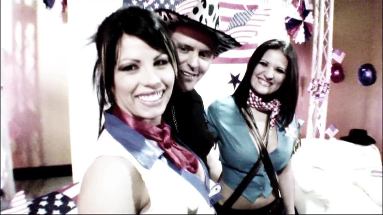 Group Sex Stories: Two sexy cowgirls got slammed by two dicked cowboys