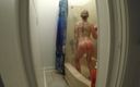 Glass Desk Productions: Kristi Love shower. Amazing, fit, blonde puts on a shower...