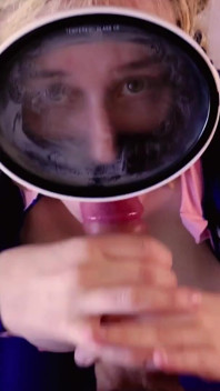 Water Mask Blowjob