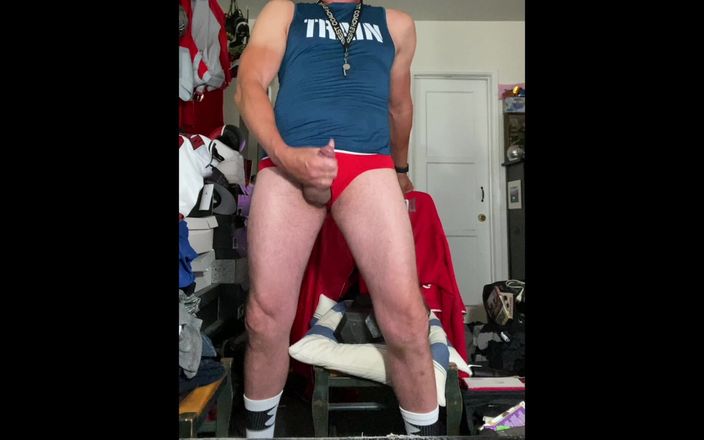 JockDad87: 자지를 훈련시키는 Jockdad87