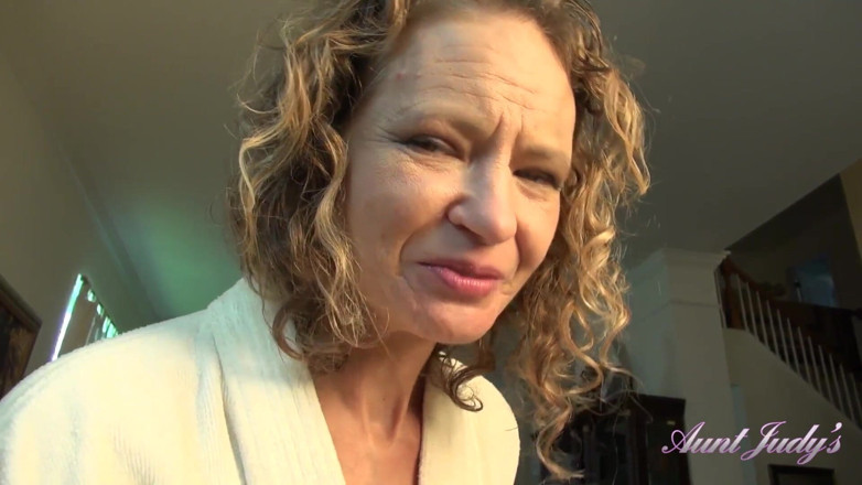 Aunt Judy's: Your Naughty Stepaunt Tia Knows You've Been Watching MILF Porn -...