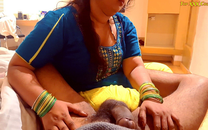 Topxxxcouple: Hot Bhabhi Giving Hand Job Without Mood