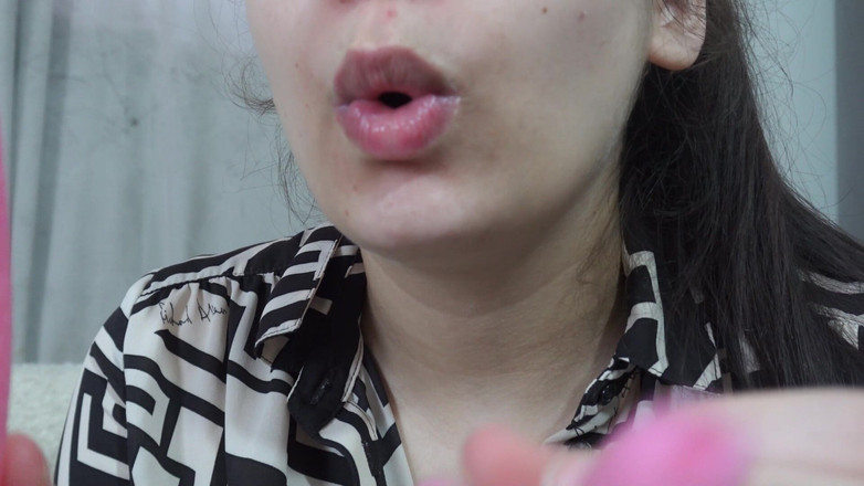 AmayaMori: Si Dia Bermain Dengan Hidung Saya. Saya meletakkan pad silikon...