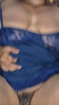 Juicy Big Breast Neighbour Bhabhi Sreeja in Sexy Blue Lingerie Fucked by Me