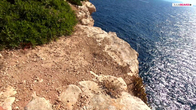 WetCathy: Fucking in the cliffs by the sea is so cool