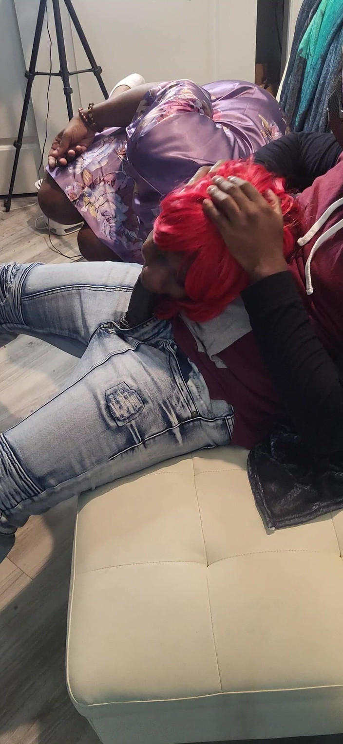 Wondahead21: Red Headed Slut Throat Fucked on Da Couch! Just for...