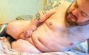 Midget120: Midget jerks off his fat cock and cums twice in...