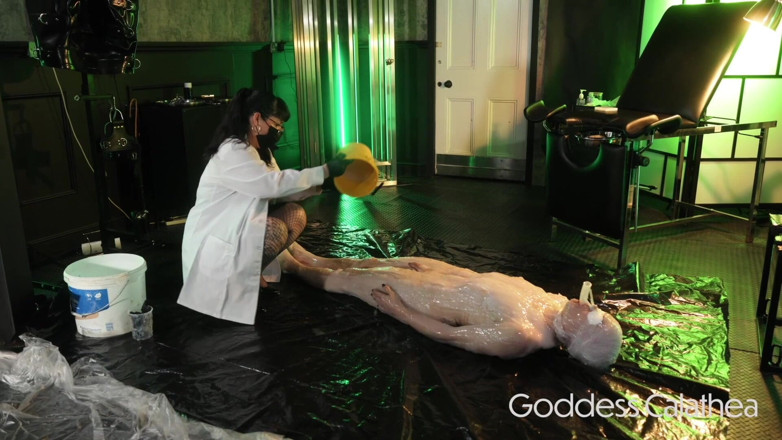 Goddess Calathea: Liquid Silicone Encasement Bondage