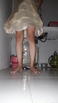 Girl Satin Party Dress Fetish Masturbation