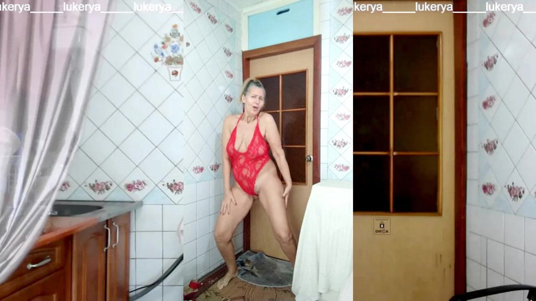 Lukerya: For Fetishists, Lukerya Combines Incongruous Red Clothes