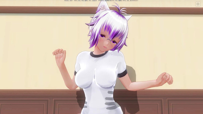 H3DC: Menina hentai 3D está envolvida em educação física com o professor