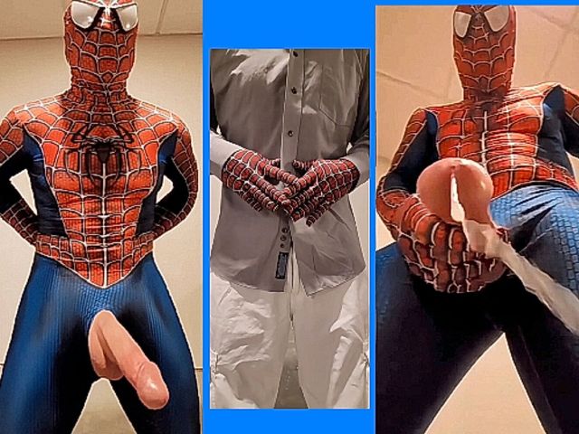 Spidey's Adventure's Episode One, Spiderman's Big Cock and Big Cumshot Web's (Sixxstar69 creations)