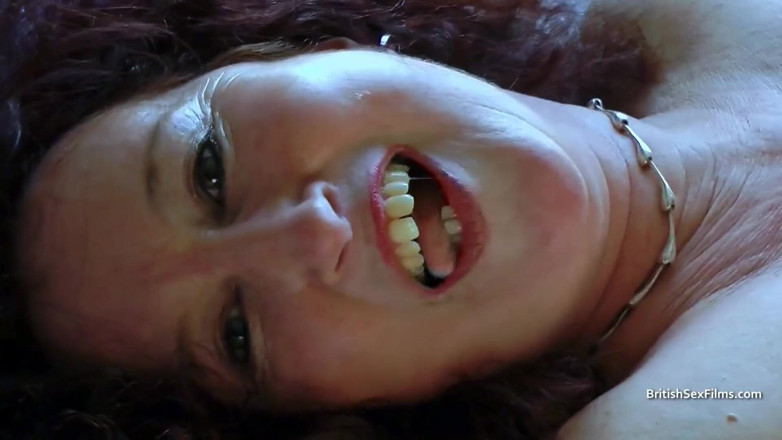 British Sex Films: Mature in stockings rides a cock
