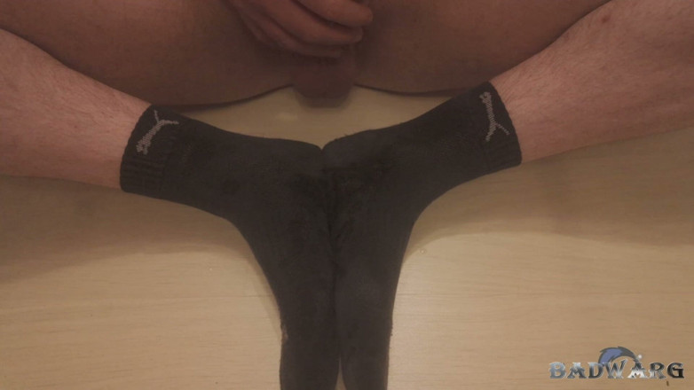 BadWarg: Cum on My Black Socks