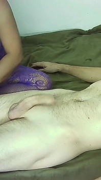 Thaiger Massages Joey and He Cums Deep Inside Her Ass
